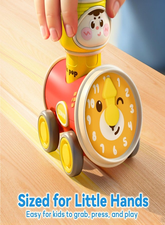 آي بلاي، آي ليرن مجموعة ألعاب سيارات iPlay و iLearn Press to Go للأطفال الصغار من عمر 1-3 سنوات، سيارات سباق احتكاكية للأطفال، مجموعة سيارات لعب للأطفال الرضع، هدايا عيد الميلاد الأول للأطفال من عمر 6-9-12-18 شهرًا، للأطفال من عمر سنة واحدة (أولاد وبنات) - Image 5